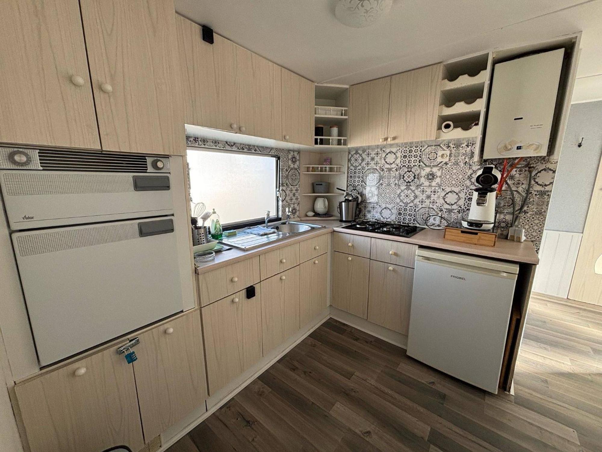 Mobile Home Au Camping New Vennepark Harendijk المظهر الخارجي الصورة